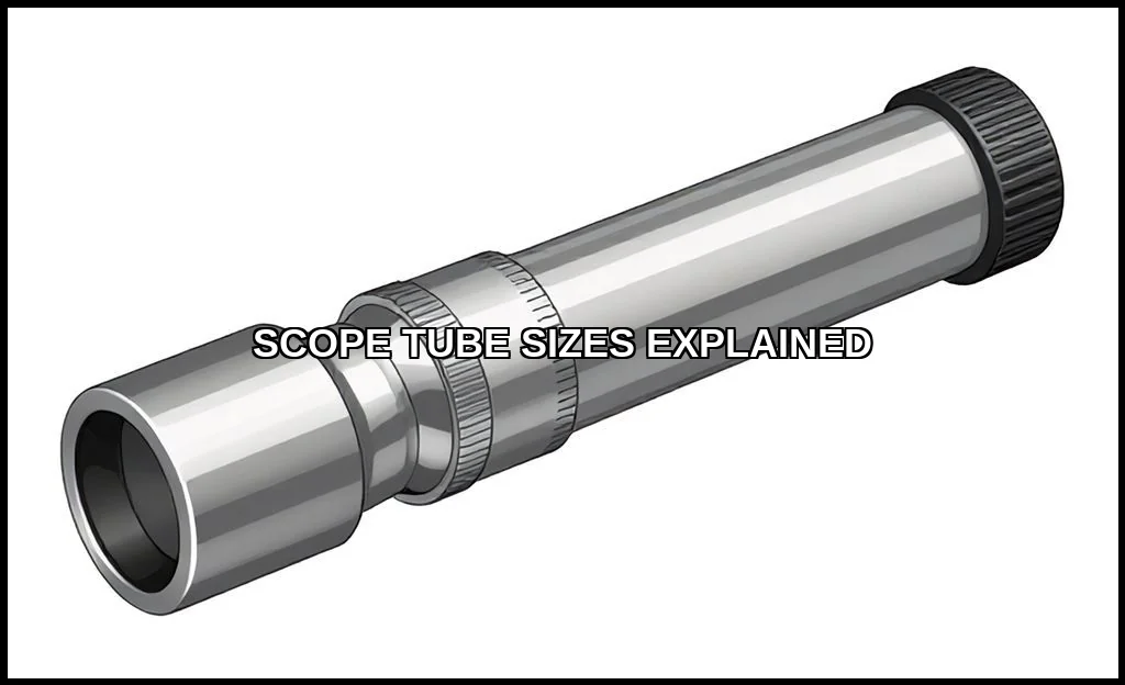 Scope tube sizes explained