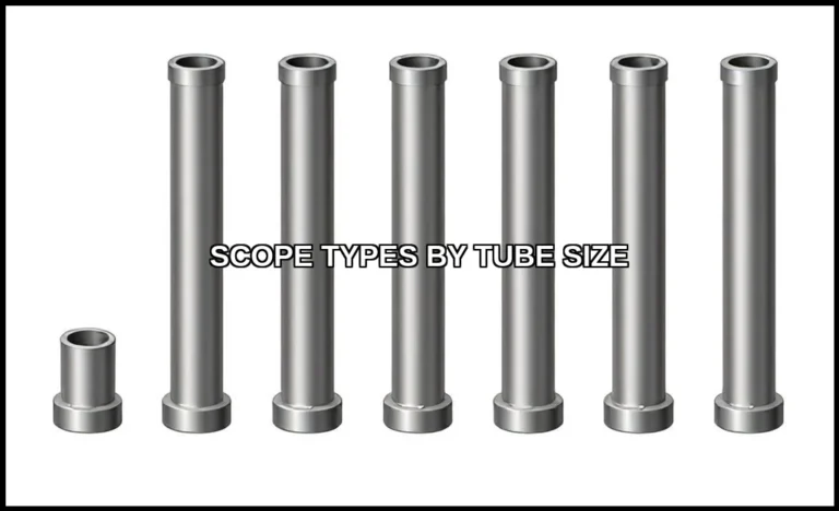Scope types by tube size