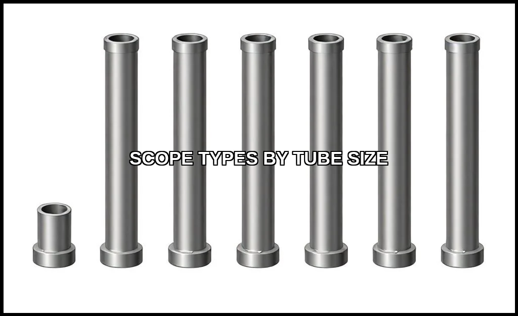 Scope types by tube size