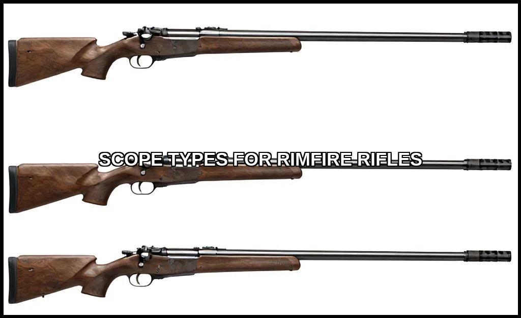 Scope types for rimfire rifles
