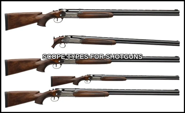 Scope types for shotguns