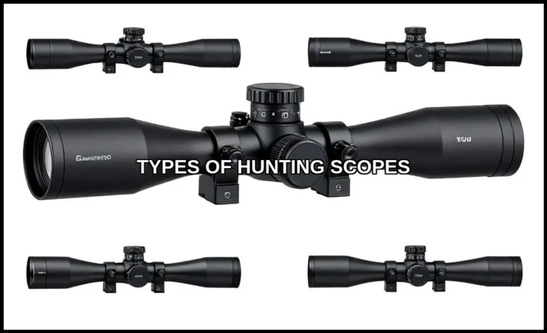 Types of hunting scopes