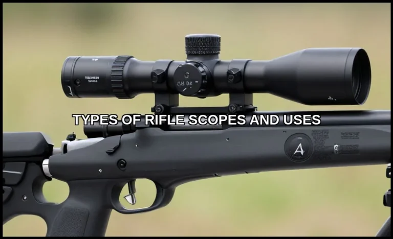 Types of rifle scopes and uses