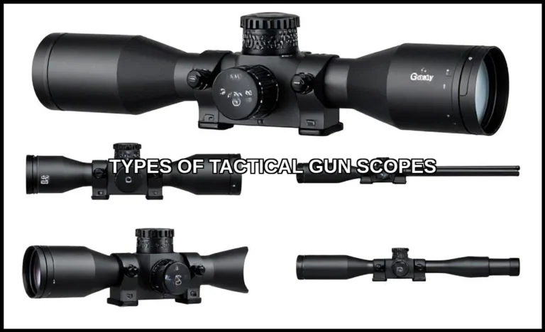 Types of tactical gun scopes