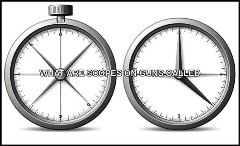 Scopes on guns called