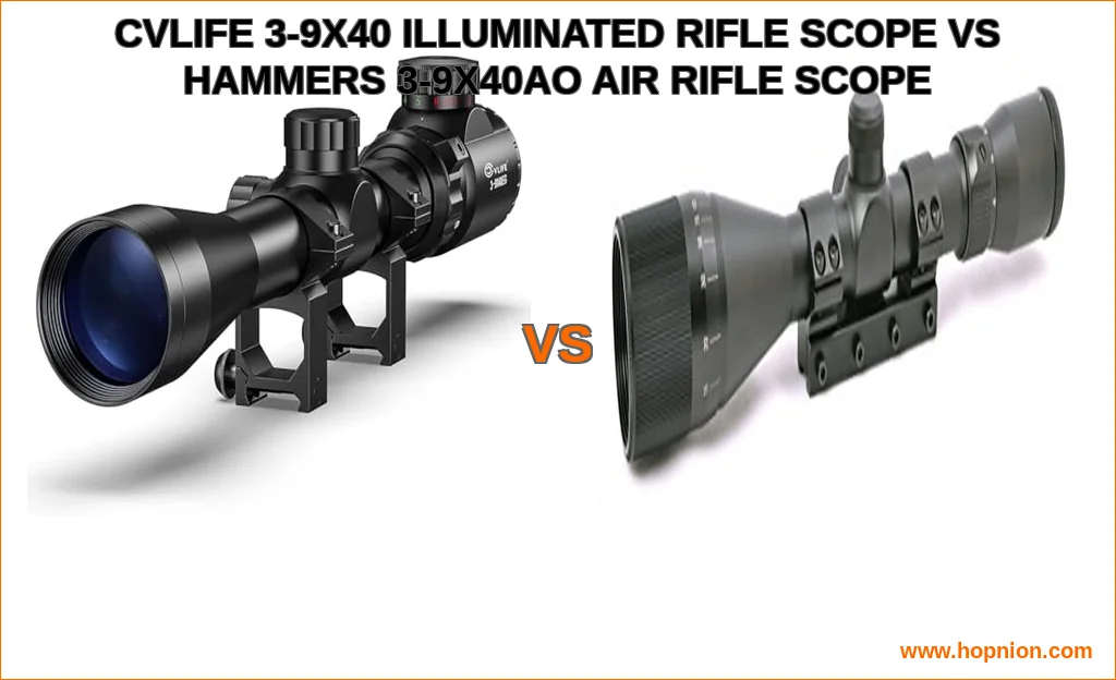Cvlife 3-9x40 illuminated rifle scope vs hammers 3-9x40ao ai