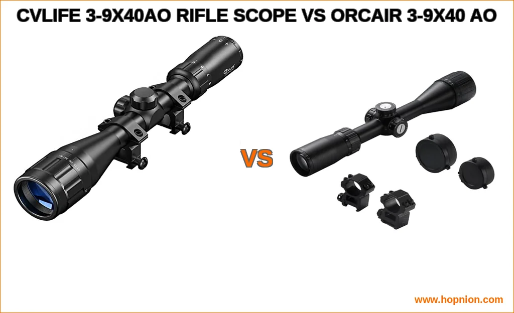 Cvlife 3-9x40ao rifle scope vs orcair 3-9x40 ao comparison -