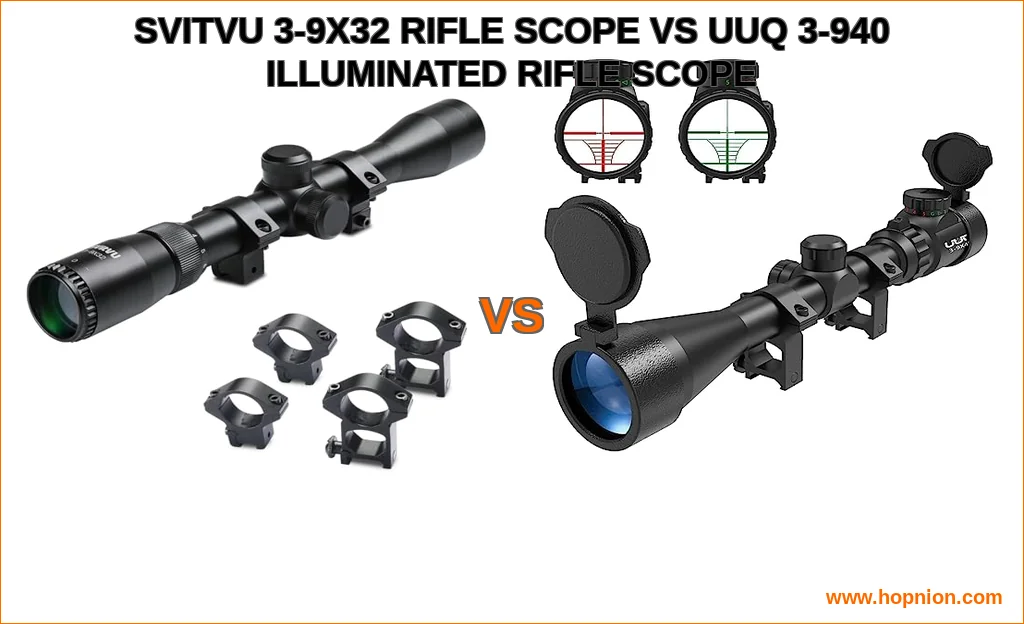 Svitvu 3-9x32 rifle scope vs uuq 3-9×40 illuminated rifle sc