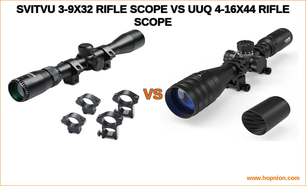 Svitvu 3-9x32 rifle scope vs uuq 4-16x44 rifle scope compari