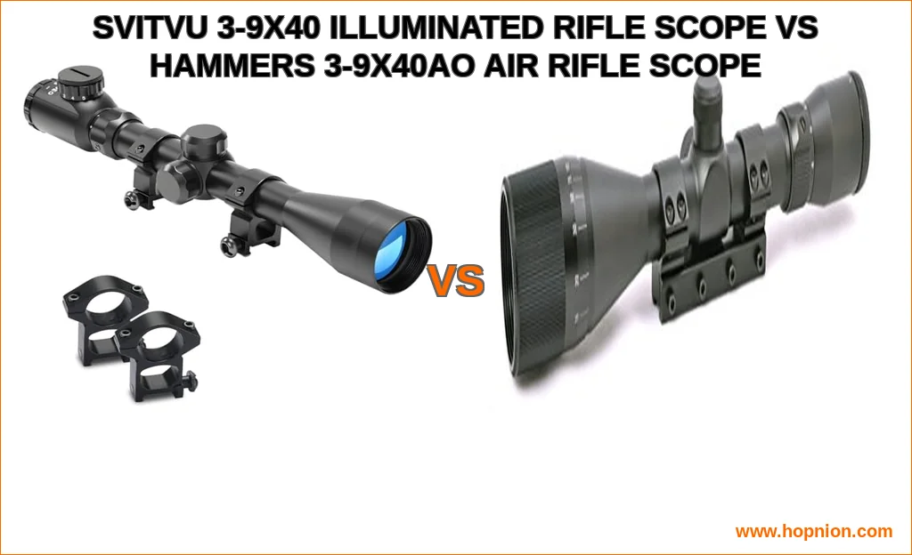 Svitvu 3-9x40 illuminated rifle scope vs hammers 3-9x40ao ai