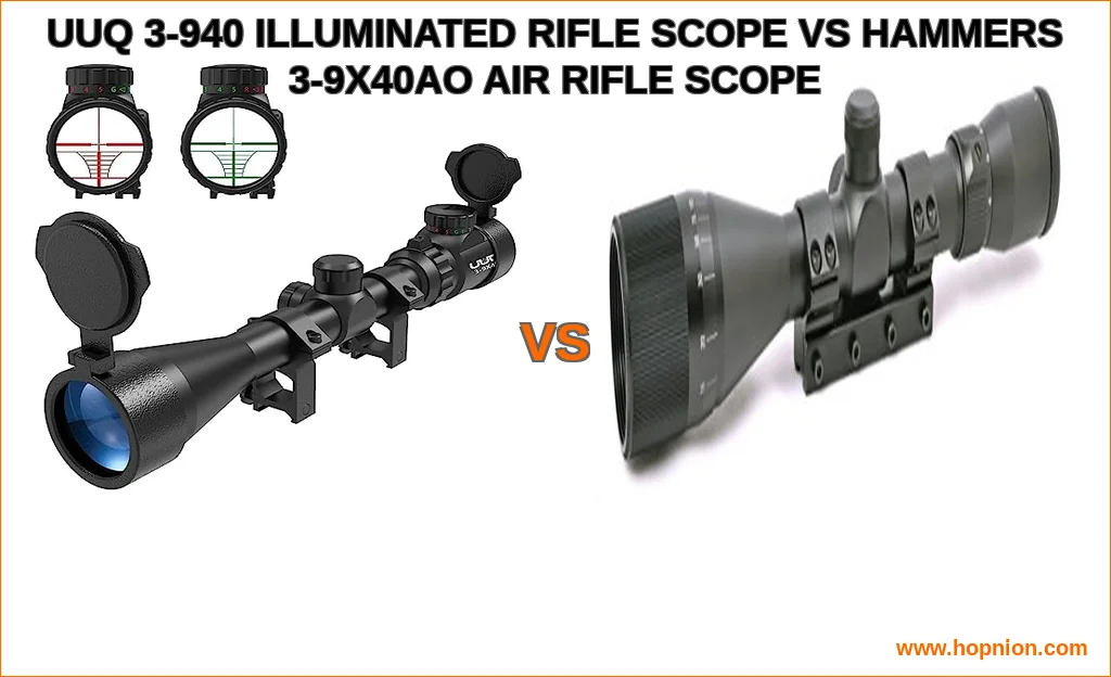 Uuq 3-9×40 illuminated rifle scope vs hammers 3-9x40ao air r