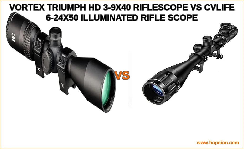 Vortex triumph hd 3-9x40 riflescope vs cvlife 6-24x50 illumi